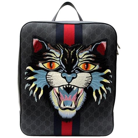 gucci angry cat backpack replica|gucci pet collection.